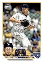 2023 Topps #109 Eric Lauer NM-MT Brewers ID:49685 - £1.32 GBP