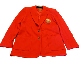 Ralph Lauren Red Blazer w/ Breast Patch, Size 8 Women&#39;s, Vintage and PRISTINE - $149.56