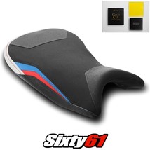 BMW S1000R Seat Cover and Gel 2021 2022 White Blue Red Luimoto Tec-Grip Suede - £221.49 GBP