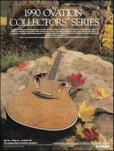 1990 Ovation Collectors Series limited guitar advertisement 8 x 11 ad print - £3.39 GBP