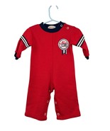 Vintage Health-tex Infant Romper All Star 6 Mo Red Navy Used USA Made - $262.60 MXN