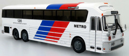 Eagle Model 10 Coach Bus Metro Houston, TX 1/87 Scale Iconic Replicas New in Box - £55.37 GBP