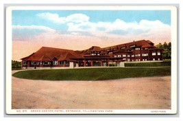 Grand Canyon Hotel Yellowstone Park WY Haynes 210 UNP WB Postcard S8 - $6.88