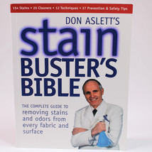 SIGNED Don Aslett&#39;s Stain Buster&#39;s Bible The Complete Guide To Spot Remo... - $12.55