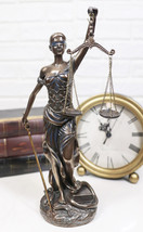 Ebros Greek Lady Goddess Of Justice La Justica Decorative Bronzed Resin Figurine - £47.15 GBP