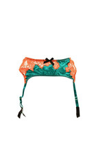 AGENT PROVOCATEUR Womens Suspenders Silky Elegant Unique Green Size AP 4 - £65.52 GBP