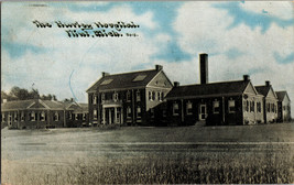 Vtg Postcard Flint Michigan The Hurley Hospital Postmarked 1910 - £4.34 GBP