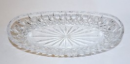 STUNNING WATERFORD CRYSTAL LISMORE 10 3/4&quot; OVAL CELERY DISH - $87.11