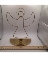 Home Interiors Gold Metal Angel Candle Holder/ Wall Hanging or Table Top  - $252.51 MXN
