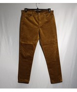 Banana Republic Pants Womens 32  Golden Brown Skinny Leg  Brushed Corduroy - $29.60