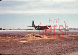 1970 Amateur 35mm Slide Photo Negative Vietnam Da Nang C123 Plane at Air... - $18.38