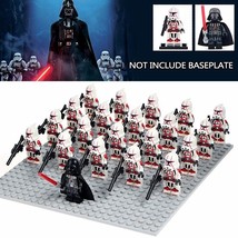 21pcs Star Wars The Clone Wars Darth Vader And Clone Shock Troopers Minifigures - £26.37 GBP