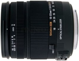 Sigma 18-125Mm F/3.8-5.6 Af Dc Os Hsm Zoom Lens For Canon Digital Slr Cameras - $323.99
