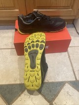 ALTRA Mens Size 13 Lone Peak All-Weather Low Black/Yellow Hiking Trail R... - $123.50