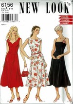 New Look Sewing Pattern 6156 Dress Misses Size 8-18 - $12.56