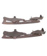 Vtg Union Hardware Metal Ice Skates Clamp on Adjustable WInter Sport Cab... - €13,68 EUR