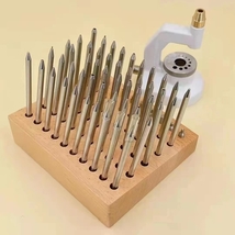 Watchmakers Staking Tool Kit with 50 steel Punches 10 Stakes for Watch R... - £156.16 GBP
