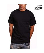 PRO 5 Men&#39;s Super Heavy Cotton T-Shirt Black 3Pack - $35.99+