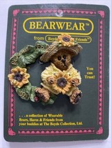 1999 Boyds Bears &amp; Friends Bearwear Bloomin 1999 20th Anniversary Pin Retired - £7.85 GBP