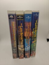 Vintage The Land Before Time Lot Of 4 VHS Tapes - $6.93