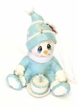 TJ&#39;s Christmas Snowbaby Orament with Cake 3 inches (Blue) - £11.26 GBP