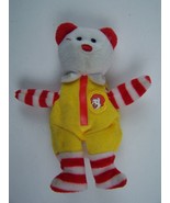 2004 McDonald’s Teenie Beanies Ronald McDonald the Bear No Hang Tag - £7.78 GBP