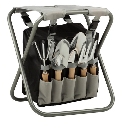 Pure Garden Garden Tools Set - Folding Stool with 250lb Capacity, Detach... - $133.61