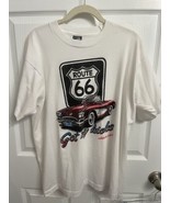 Single Stitch Men’s XL Tshirt Vintage Route 66 Corvette Albuquerque Road Trip SS - $18.69