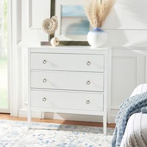 Tegan White 3-Drawer Storage Chest From The Safavieh Home Collection, Model - £352.77 GBP