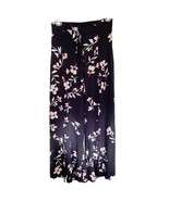 Billabong Black Floral Adventure Spirit Pull On Wide Leg Pants Small - $58.04 CAD