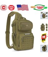 Tactical Fishing Sling Bag - Water-Resistant, Organized Gear Storage for... - $51.74 CAD