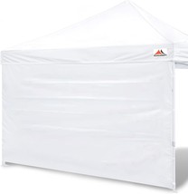 White Scocanopy Sidewall, 1 Pack Sunwall Only, For 10X10 Pop Up Canopy F... - £32.89 GBP