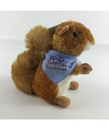 Aurora Referral Squirrel Plush Bean Bag Stuffed Animal 6&quot; Rodent Eco Fri... - $14.80
