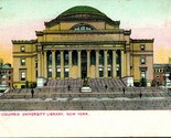 Vtg Postcard UDB 1900s New York NY NYC - Columbia University Library Unused - $7.97