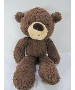 Gund Brown Fuzzy Teddy Bear 320115 Plush Stuffed Animal 14&quot; Tan Soft Toy... - £7.50 GBP