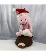 Piglet Christmas Holiday Door Porch Greeter 24&quot; Plush Made by Gemmy CLEAN! - $44.05