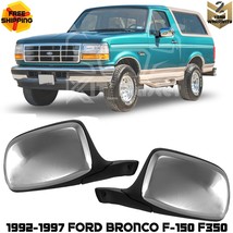 Power Mirrors Manual Foldg LH &amp; RH Side For 1992-1997 Ford Bronco F-150 F350 - £95.70 GBP