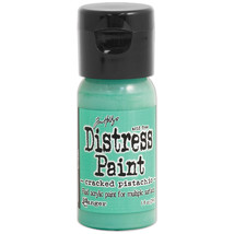 Tim Holtz Distress Paint Flip Top 1oz-Cracked Pistachio - £12.11 GBP