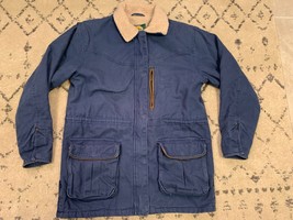 Cabelas For Women Super Heavy Fleece Lined Jacket Blue Size Medium EUC N... - $48.10