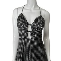 Polka Dot Dress Black and White Mini Women&#39;s Small More To Come - £15.97 GBP