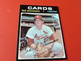 1971  TOPPS  # 117    TED  SIMMONS     ROOKIE       EX + /  NEAR  MINT   !! - $249.99