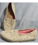 Toms Womens Size 8 Loafers Slip On Espadrilles Animal Print Flat Shoes - £9.34 GBP