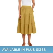 Matty M Ladies&#39; Tiered Midi Skirt - £16.39 GBP