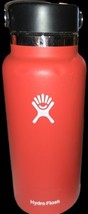 Hydro Flask Wide Mouth 2.0 32 oz Bottle with Flex Cap W32BTS612 Red SEE ... - $47.84 CAD