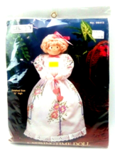 Vintage Titan Needlecraft A Springtime Doll 13&quot; Stamped Cross Stitch Kit 08413 - £9.31 GBP