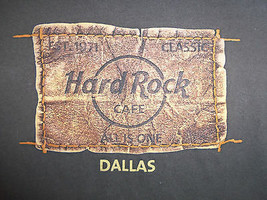 Hard Rock Cafe Dallas &#39;All Is One&#39; Brown Graphic Print T-Shirt - L - $17.25