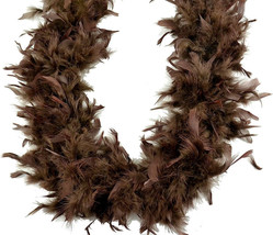 Dark Roast Brown 70 gm 72 in 6 Ft Chandelle Feather Boa - $13.85