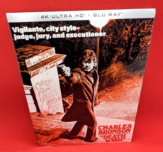 DEATH WISH (1974) - 4K Ultra HD + Blu Ray, Charles Bronson Classic + Slipcover! - £22.54 GBP