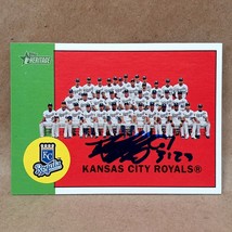 2012 Topps Heritage #397 Danny Duffy SIGNED Kansas City Royals Team Card - $1.95