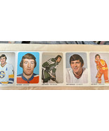 1973-74 Hockey WHA QUAKER OATS #31-35 UNCUT Panel Ron Ward Wayne Connely... - $27.93